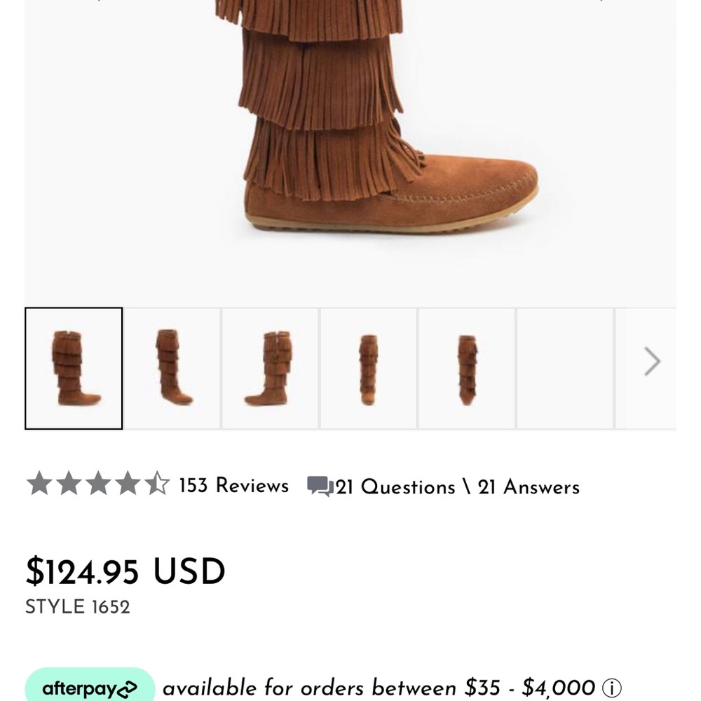 Minnetonka 5 Layer Fringe Boot - image 8